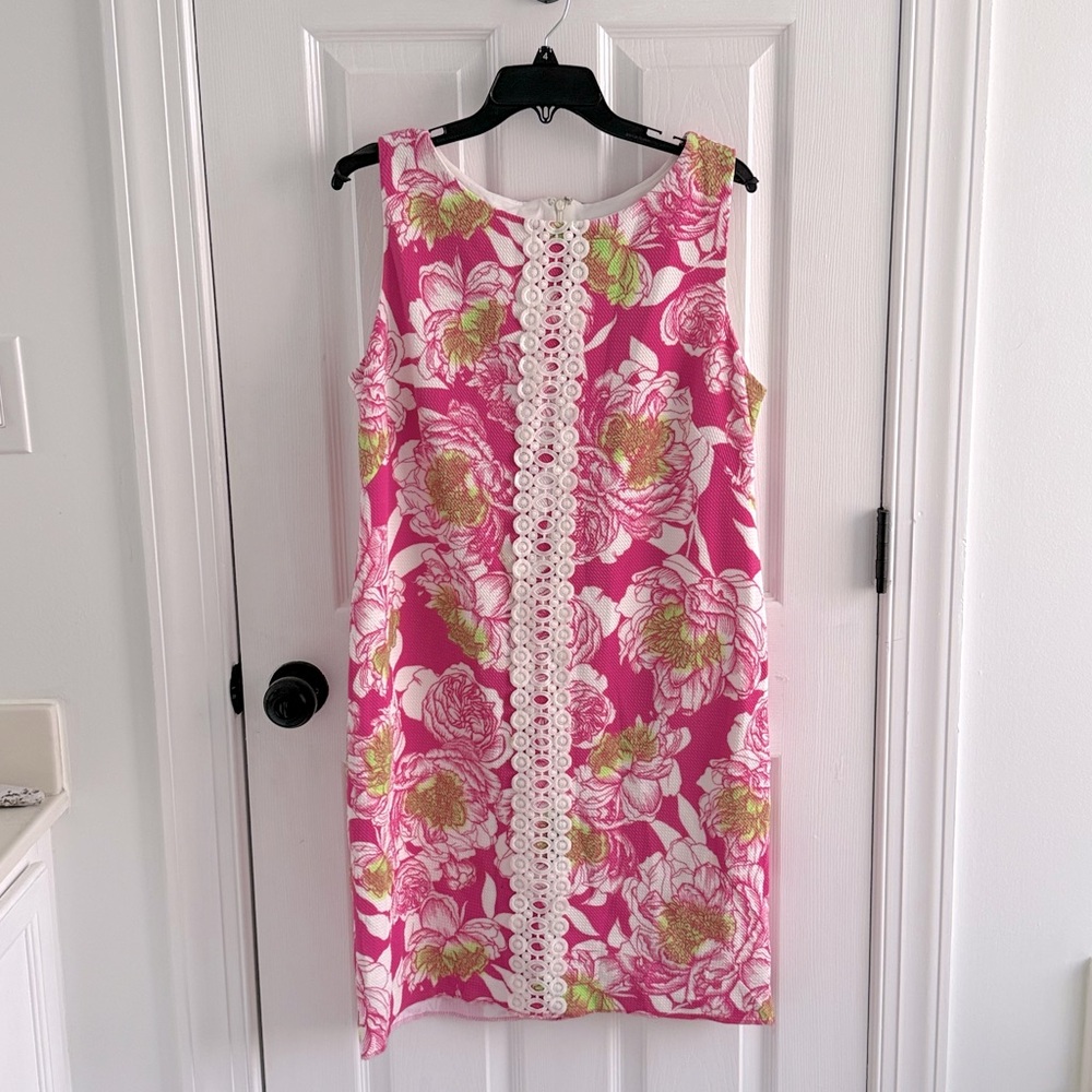 Jessica H. Floral Pink Sleeveless Dress